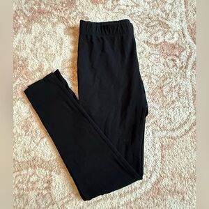 Garnet Hill Classic Black Leggings